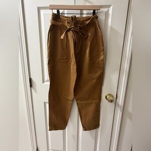 Free People Brown High-Waisted Pants